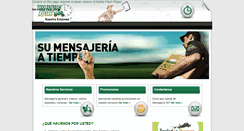 Desktop Screenshot of mensajeria507.com